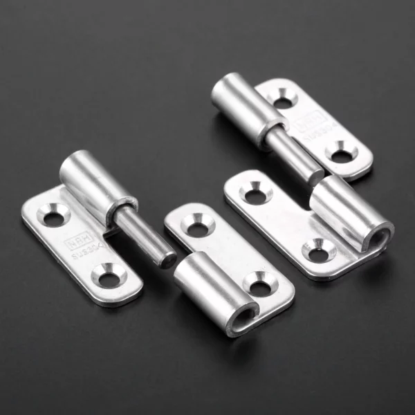 Set di 2 cerniere 37 x 34 mm separabili in acciaio inox - immagine 5