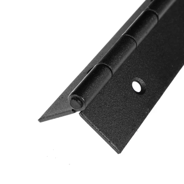 Set 2 cerniere lunghe 300 mm larghe 50 mm spessore 1,5 mm in acciaio inox verniciato.con 20 viti M4 x16 mm - immagine 6