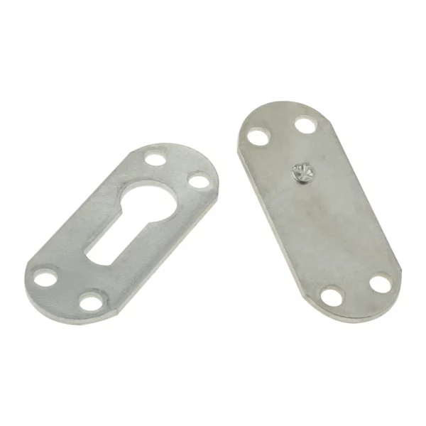 Set 4 staffe piane singole di fissaggio mobile in metallo - immagine 2