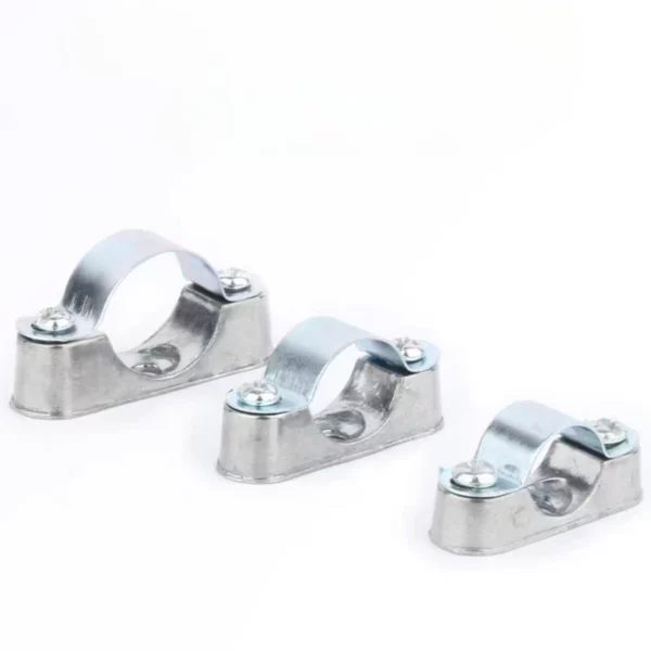 Set di 5/10 pz 16/20/25/32/40/50Mm Morsetto a sella in lega di alluminio per fissaggio tubi - immagine 3