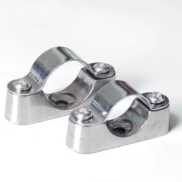 Set di 5/10 pz 16/20/25/32/40/50Mm Morsetto a sella in lega di alluminio per fissaggio tubi