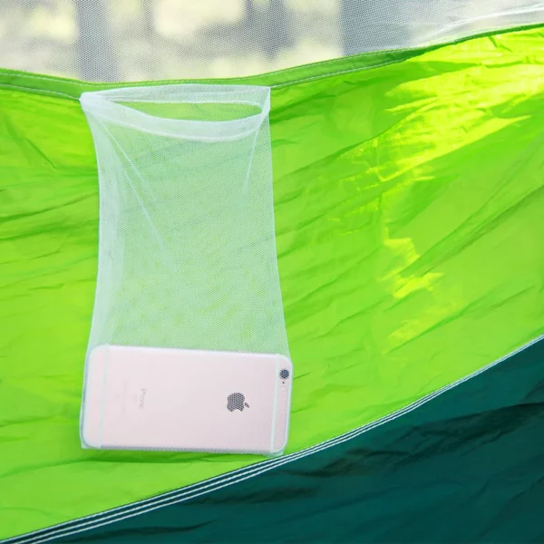 Amaca da campeggio Fonoun con tenda a zanzariera in Nylon per 2 persone traspirante 260x140cm Ultra leggero FNT663 - immagine 4