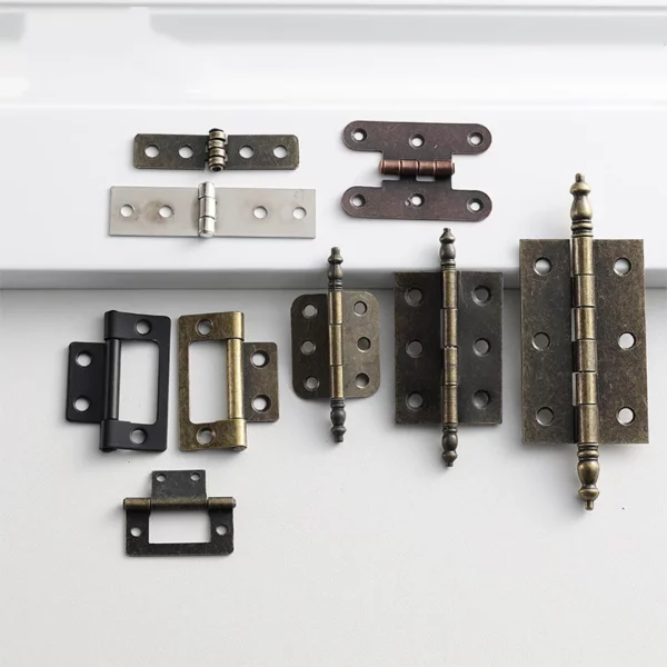 Kit 2 Cerniere per porte e ante con viti - immagine 3