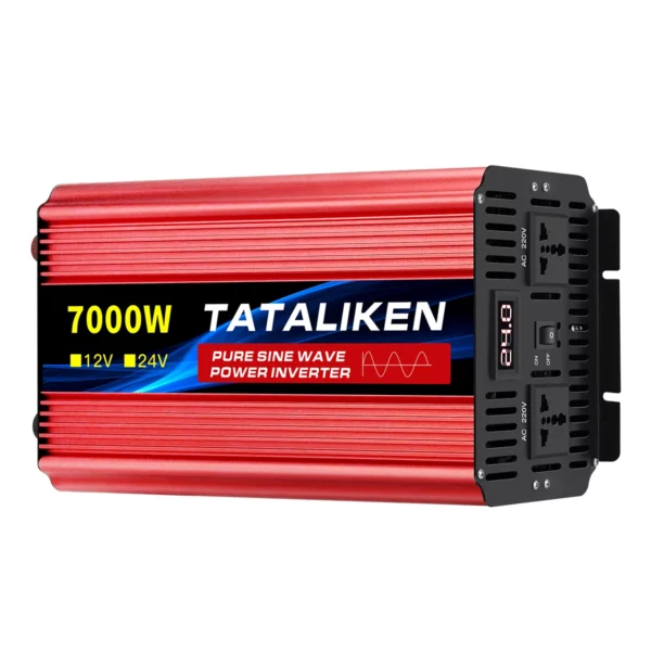 Inverter DC 12V 24V a AC 220V tensione onda sinusoidale pura potenza 50Hz convertitore 8000W 6000W 3500W 2500W 1600W - immagine 5