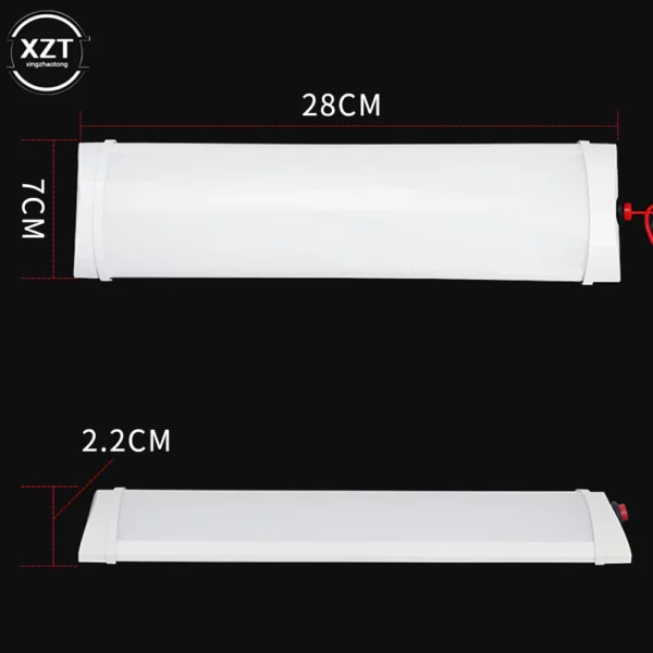 Lampada Plafoniera  72LED 3 righe 12V - immagine 5