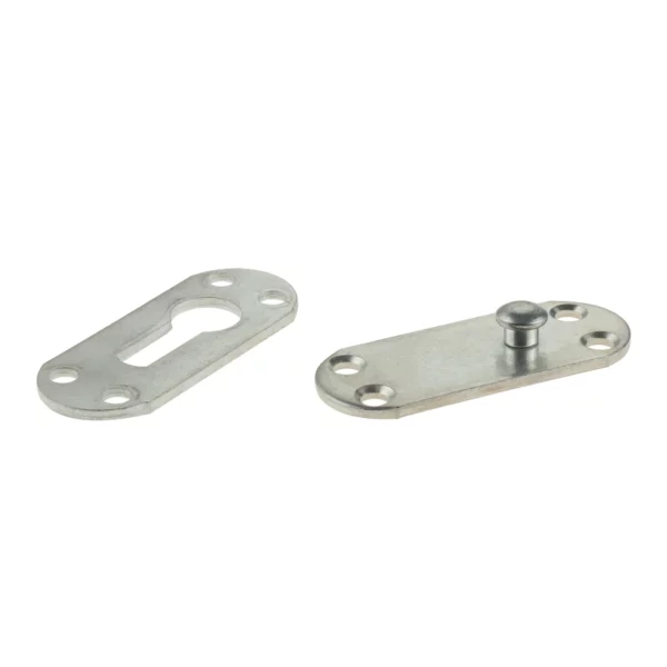 Set 4 staffe piane singole di fissaggio mobile in metallo - immagine 8