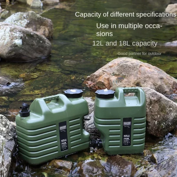 Serbatoio per acqua capacità 12/18 Lt con rubinetto - immagine 2