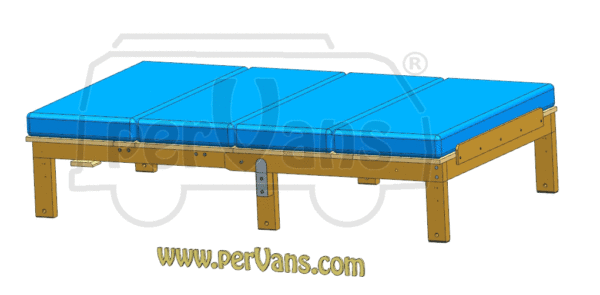 PROGETTO LETTO PIEGHEVOLE ECON – Dim. 190 x 110 cm - immagine 4