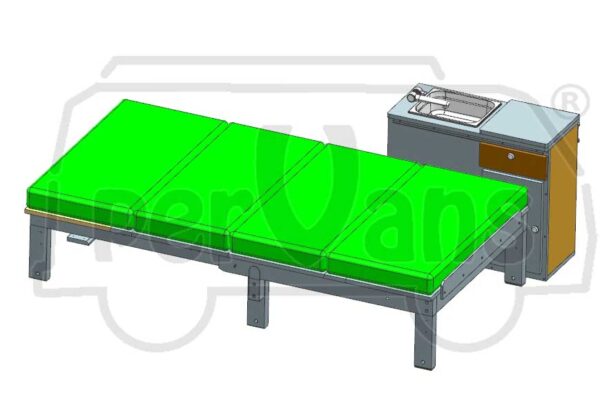 Kit LCT – Letto, Cucina, Tavolo -- Progetti fai-da-te per arredi compatti - immagine 4